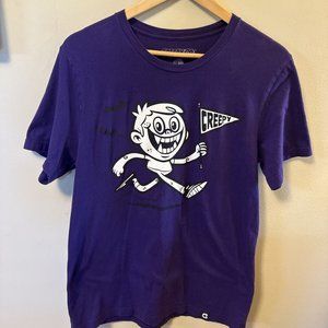 Creepy Co Bosco Bloodworth Pennant Purple Unisex Shirt T-Shirt LARGE Halloween